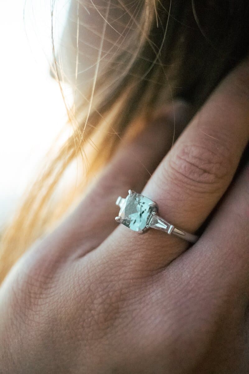Diamond ring detail