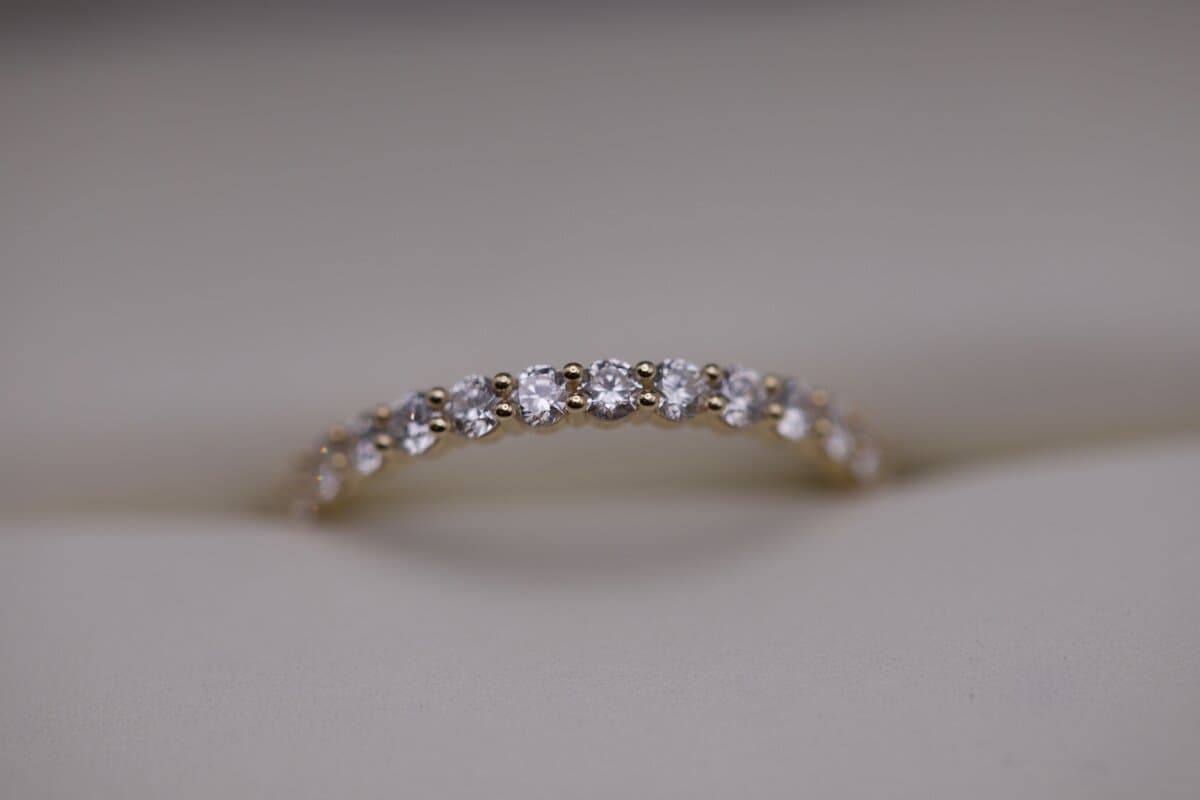 Custom ring on hand